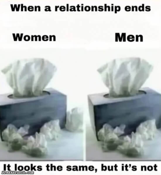When a relationship ends