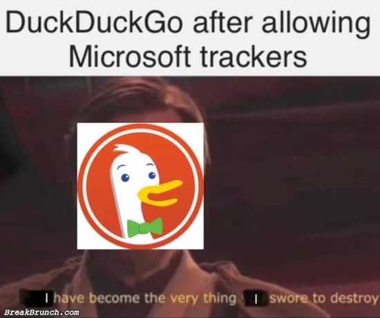 DuckDuckGo is allowing Microsoft trackers