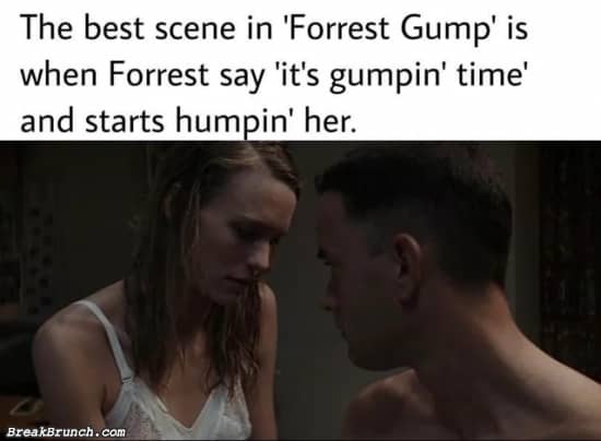 Best scene in Forrest Gump