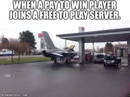 When pay to win player meet free players