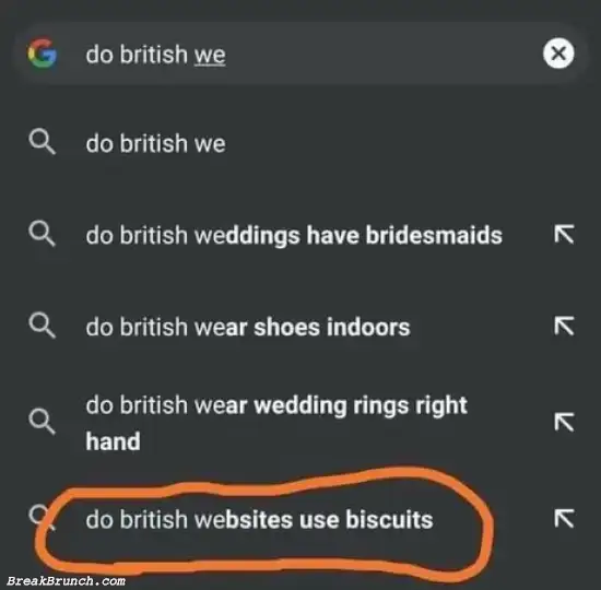 Do British websites use biscuits