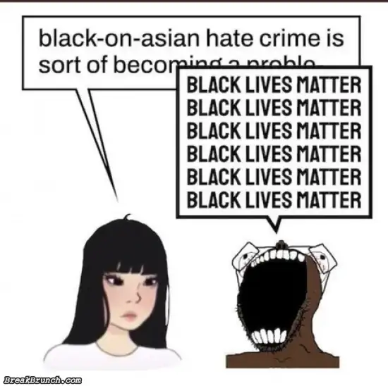 Black on Asian hate crime