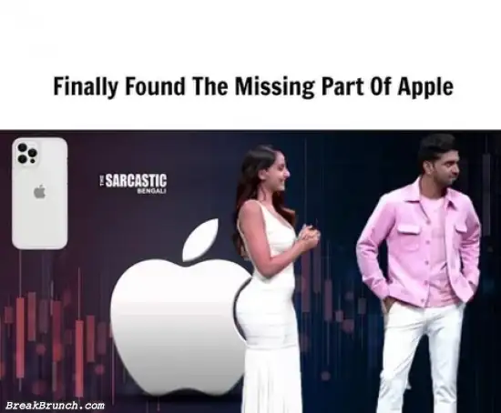 The missing half of apple