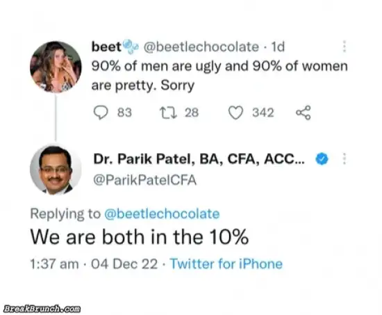 We are both in 10%