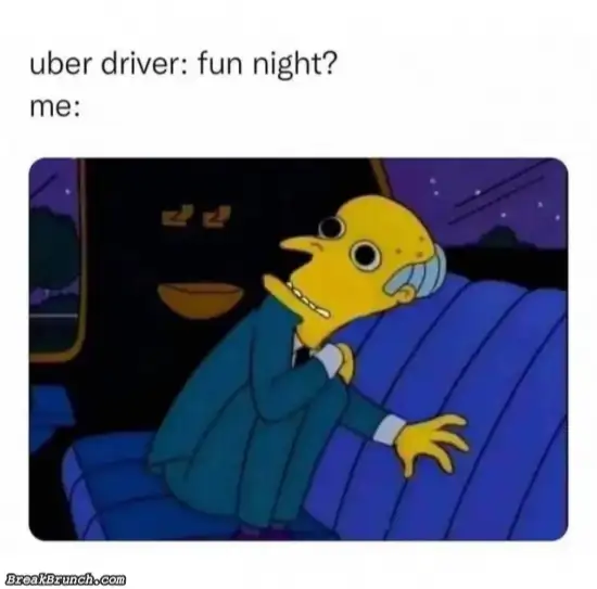 Fun night for Uber drivers
