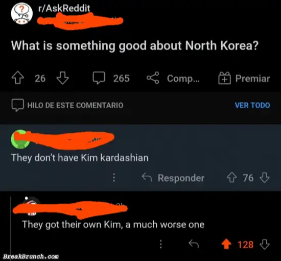 What is something good with North Korea