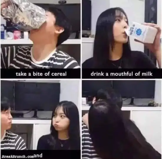 How to eat cereal and milk