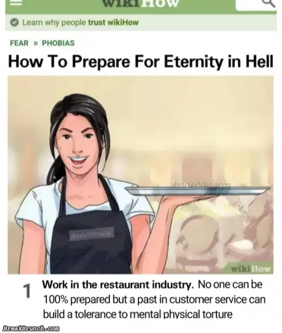 How to prepare for eternity in hell