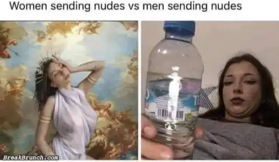 How women and men send nudes