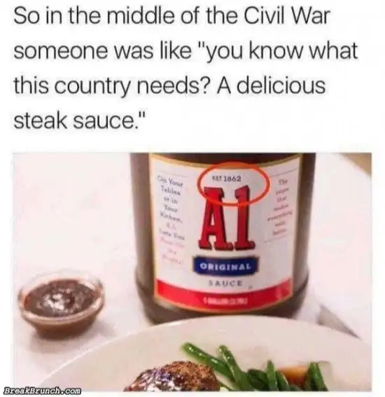When was A1 sauce made