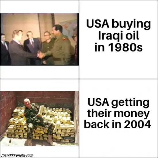 How USA gets oil money back