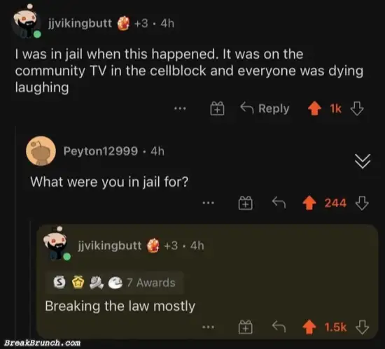He broke the laws