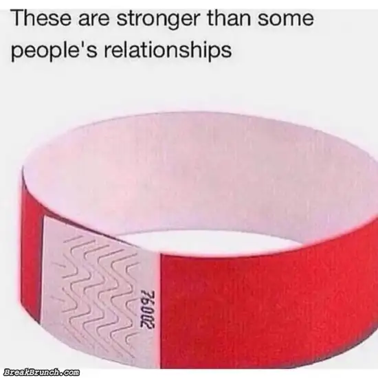 Stronger than many relationships