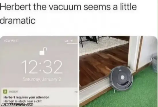 This vacuum is more needy then my girlfriend