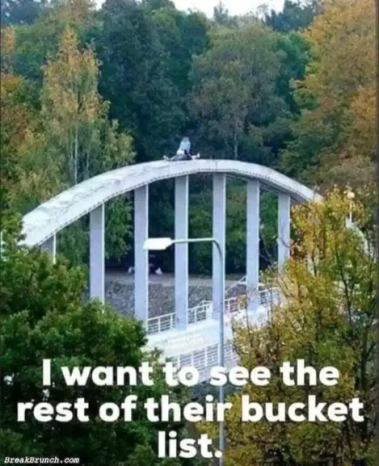 One thing of the bucket list