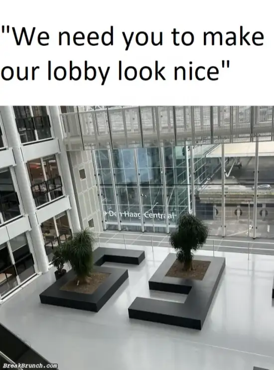 Great lobby design