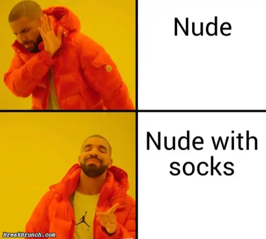 Nuke with socks is better