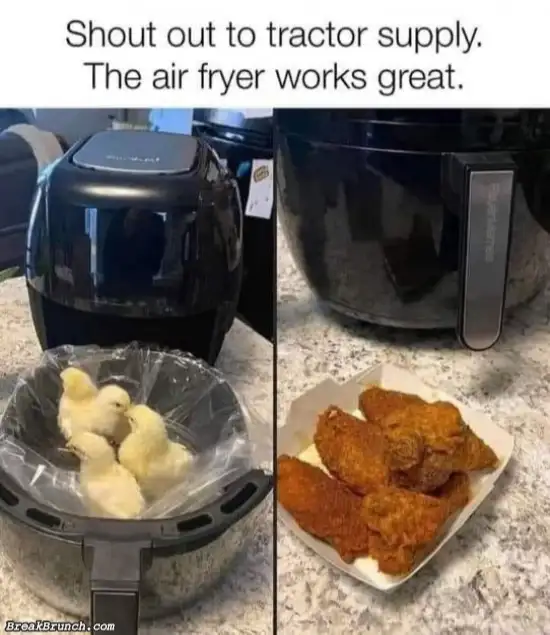 Air fryer is perfect