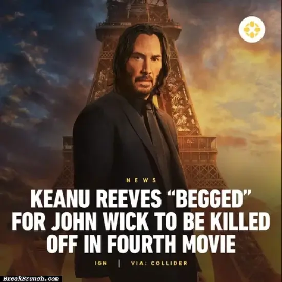 Keanu Reeves wants John Wick to be killed