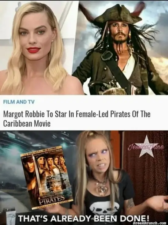 We already have female led Pirates of the Caribbean