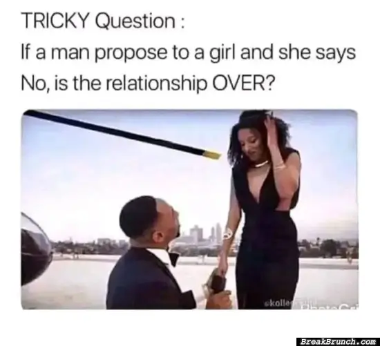 Is the relationship over?