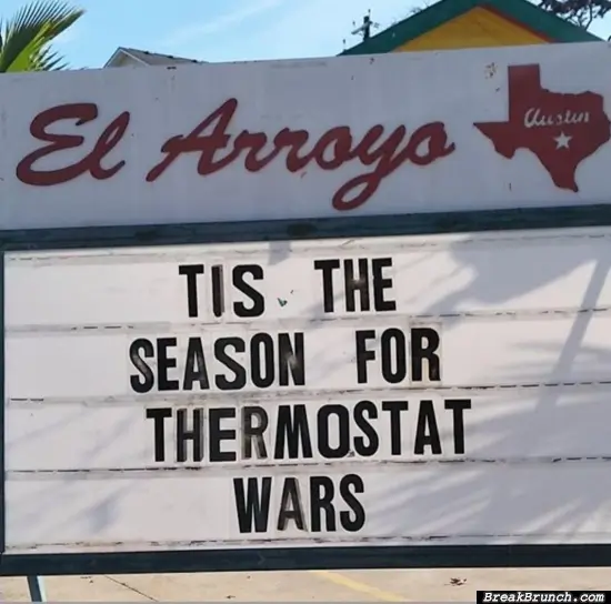 Tis the season for thermostat wars