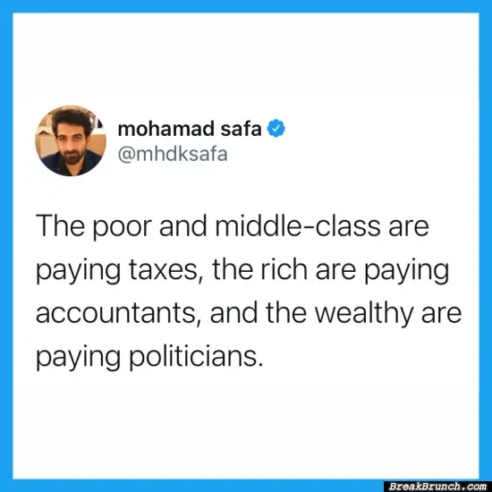 Wealthy are paying politicians