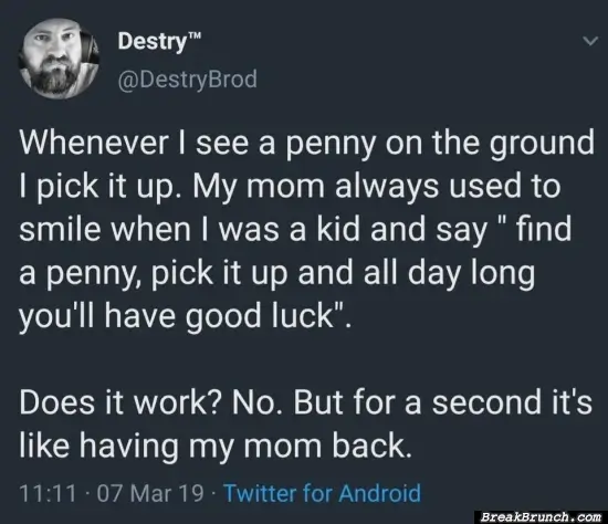 Pick up the penny
