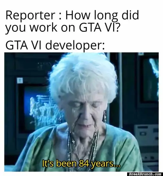 How long did you work on GTA VI