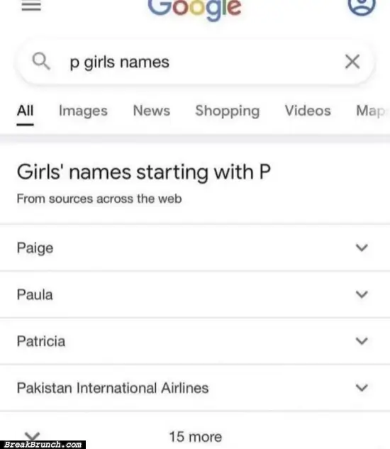 Girl’s name starting with P