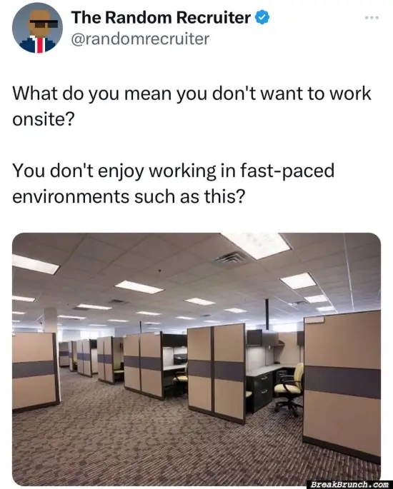 Why I don’t want to work onsite