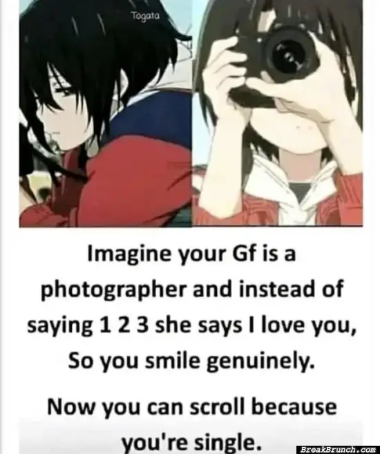 If you have a photographer girlfriend