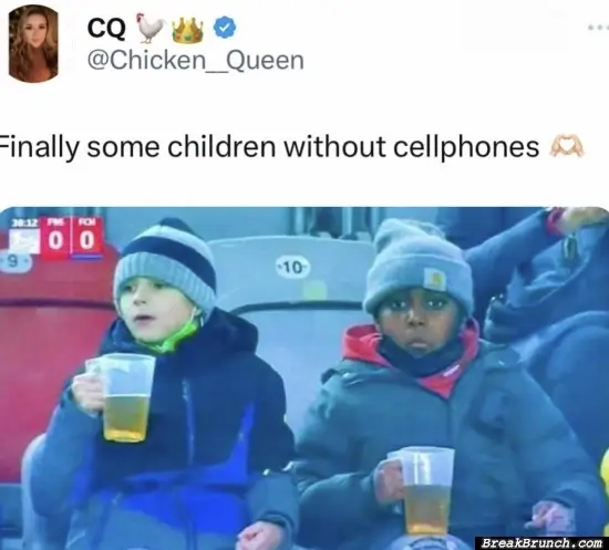 Kids without phone