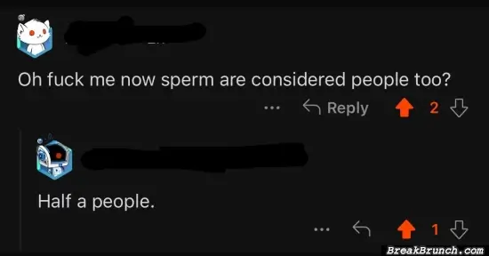 Sperm are people too
