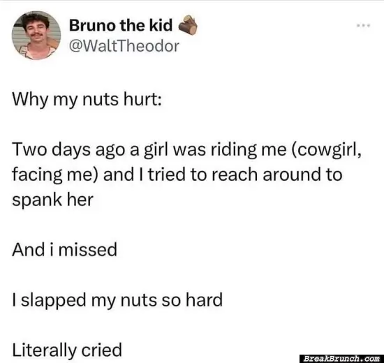 Why my nuts hurt