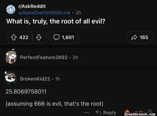 What is the truly root of all evil