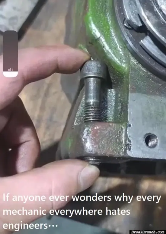 Why mechanics hate engineers