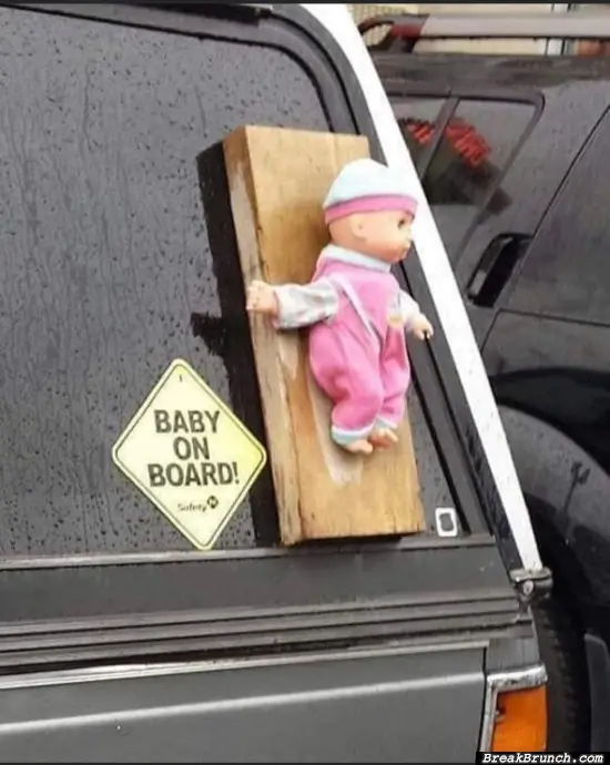 Baby is on board