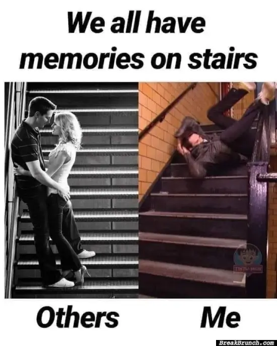 We all have memories on stairs