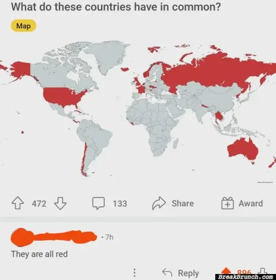 Why do these countries have in common