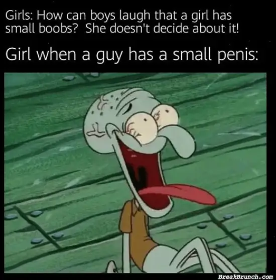 Don’t laugh at girls with small boobs