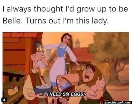 I always thought I’d grow up to be Belle