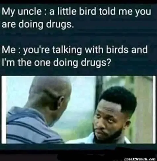 My uncle’s little bird