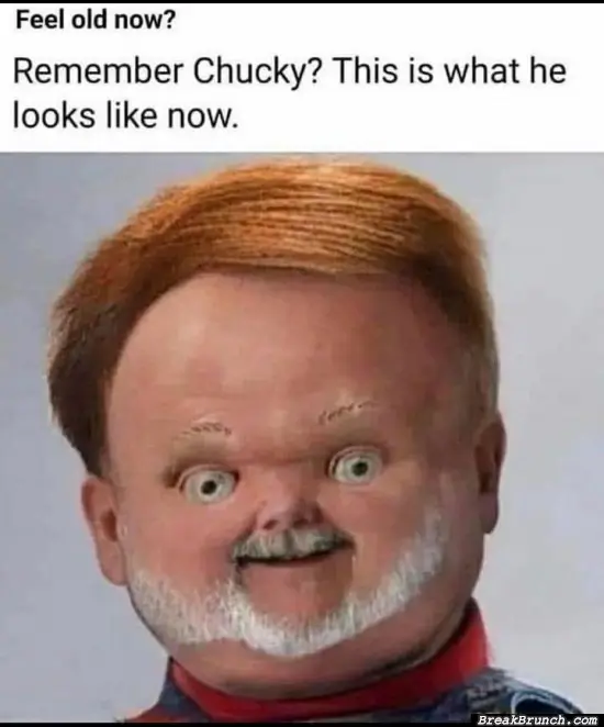 This is what Chucky looks like now