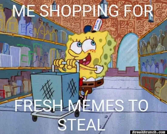 Shopping for fresh meme