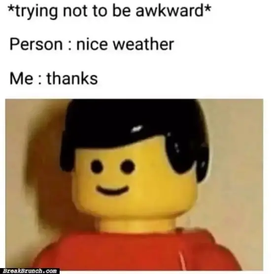 Try not to be awkward