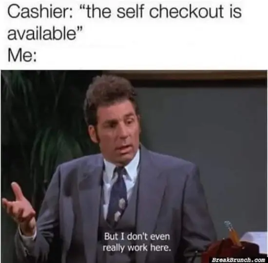 Why I don’t use self checkout