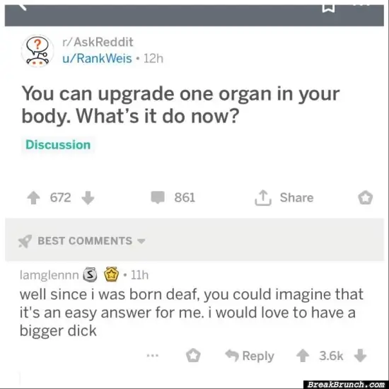 If you can upgrade one organ