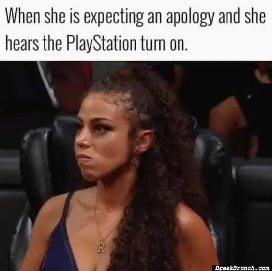 Game is more important than apology