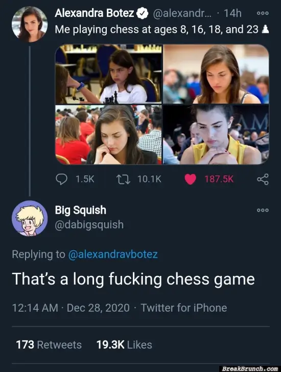 One long chess game